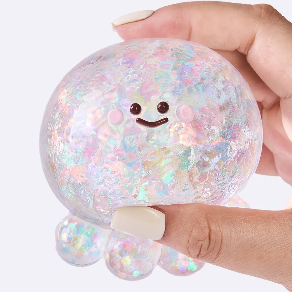 Blingbling Clear Octopus Taba Squishy — photo 3
