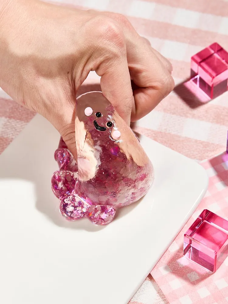 Blingbling Fuchsia Octopus Taba Squishy — photo 6