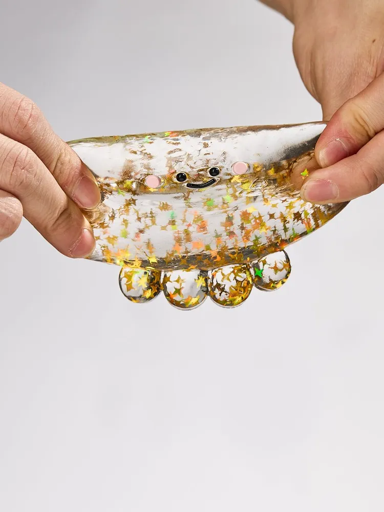 Blingbling Gold Octopus Taba Squishy — photo 3