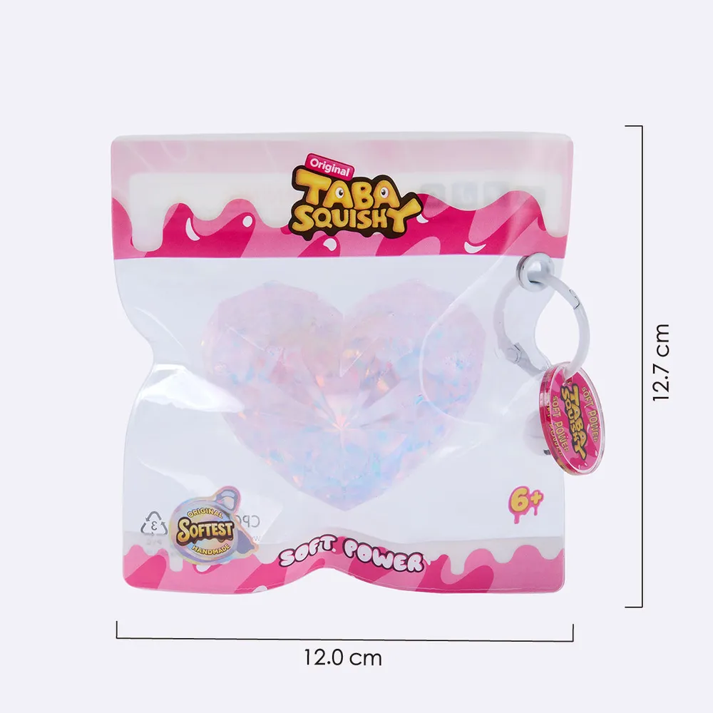 Blingbling Heart Crystal Taba Squishy — photo 6