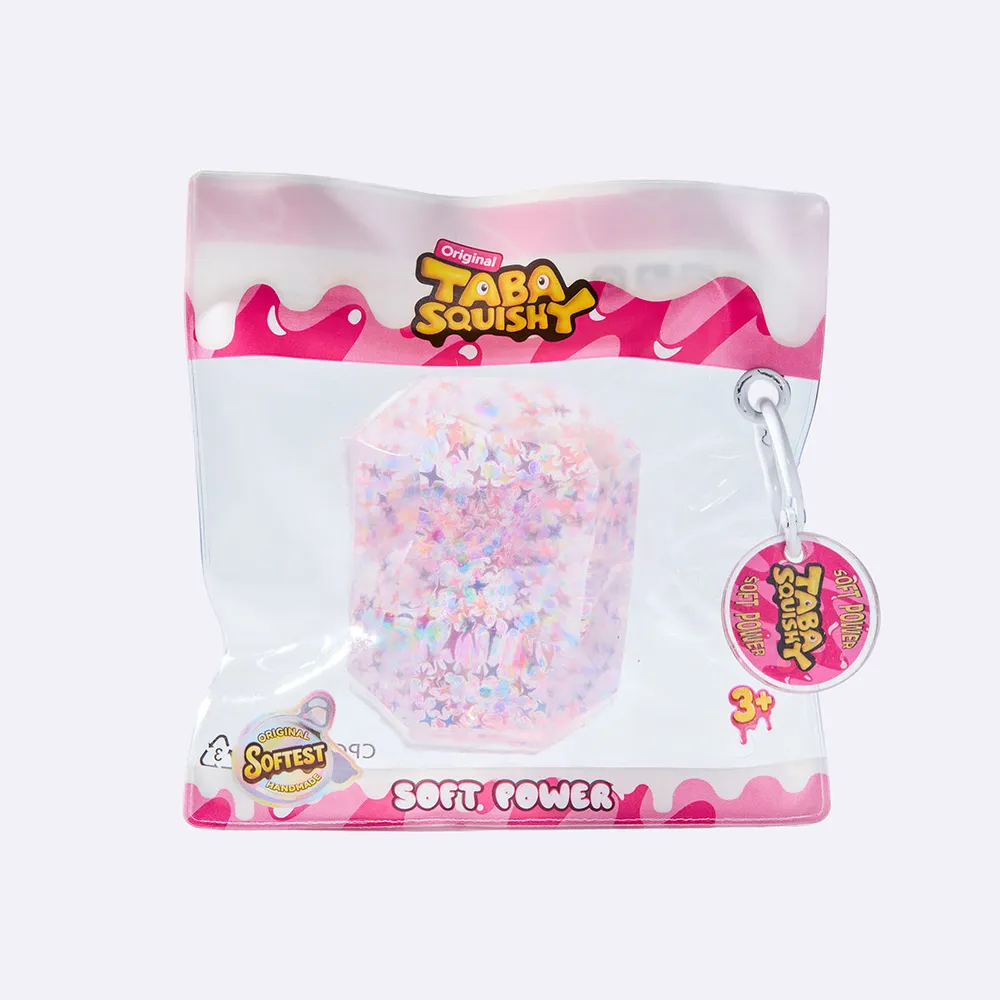 Blingbling Pink Crystal Taba Squishy — photo 3