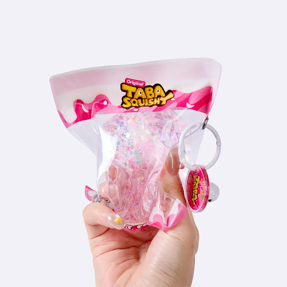 Blingbling Pink Crystal Taba Squishy — photo 5