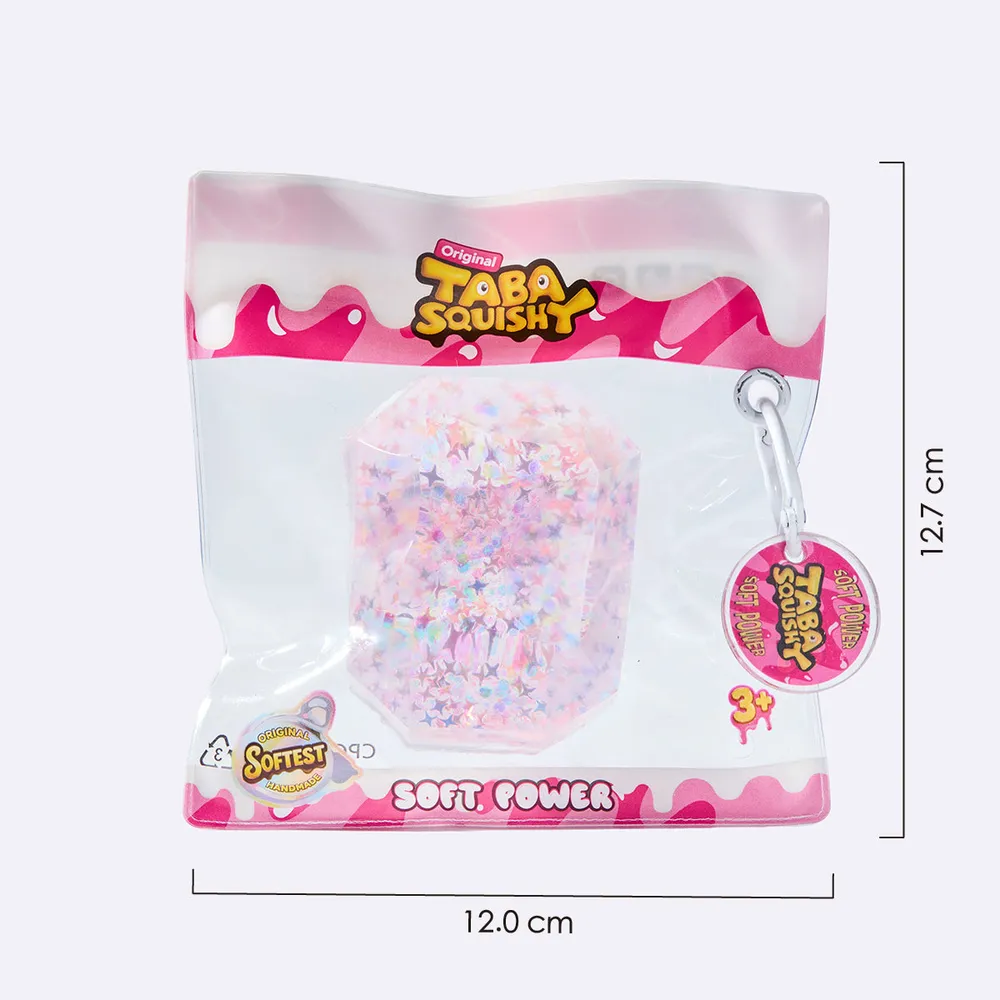 Blingbling Pink Crystal Taba Squishy — photo 6