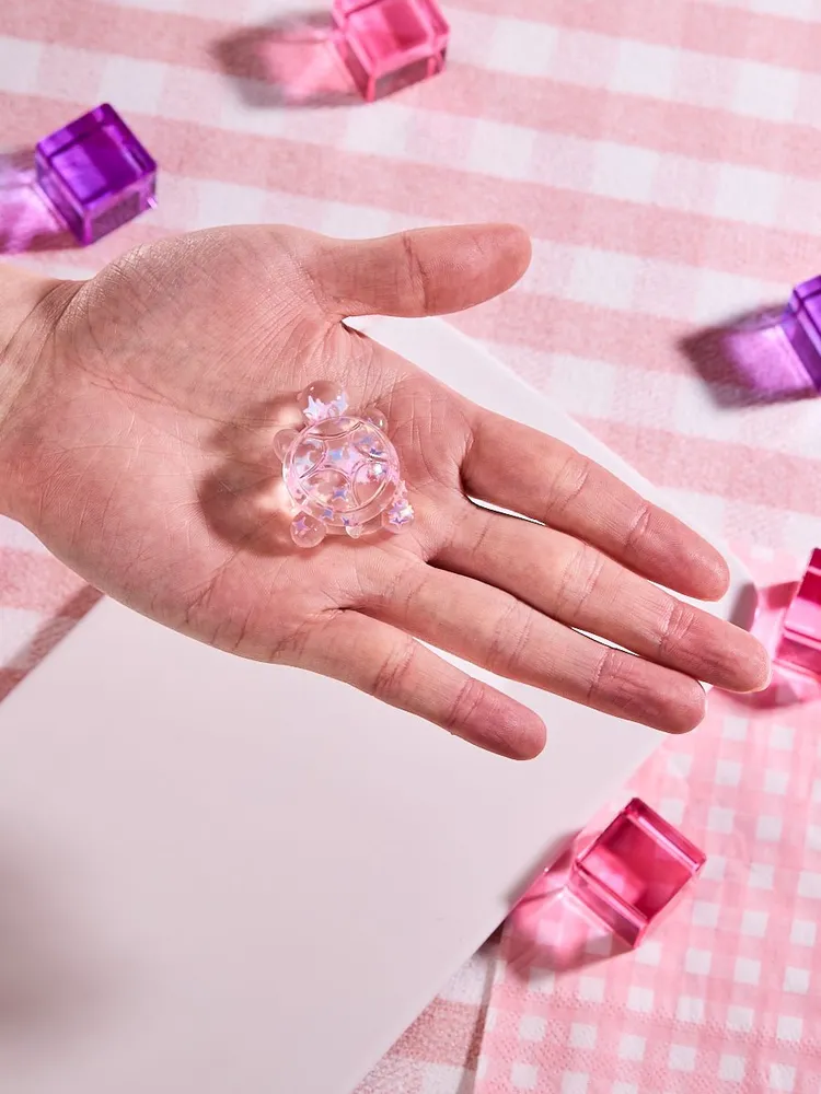 Blingbling Pink Cute Turtle Taba Squishy — photo 4