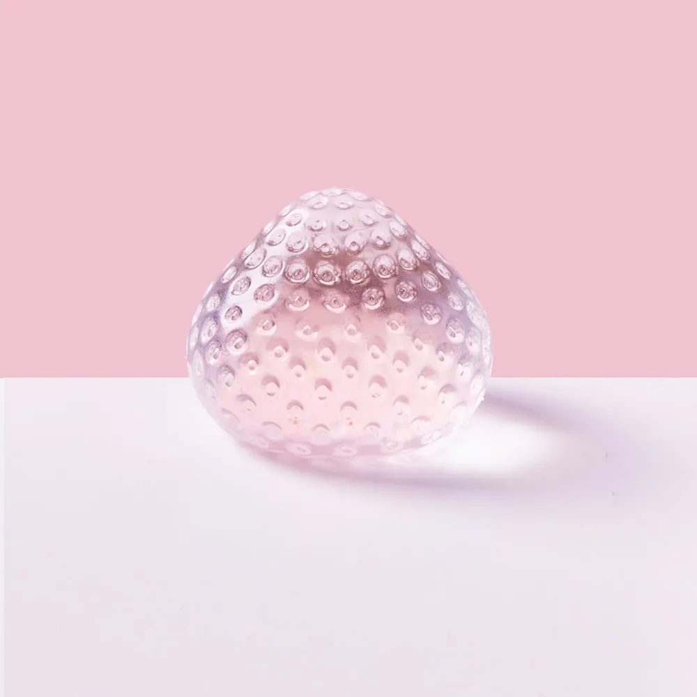 Blingbling Pink Strawberry Taba Squishy