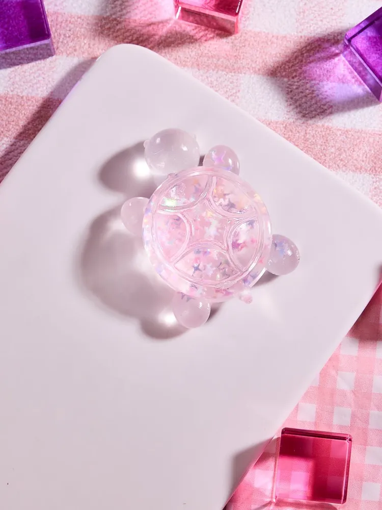 Blingbling Pink Turtle Taba Squishy — photo 4