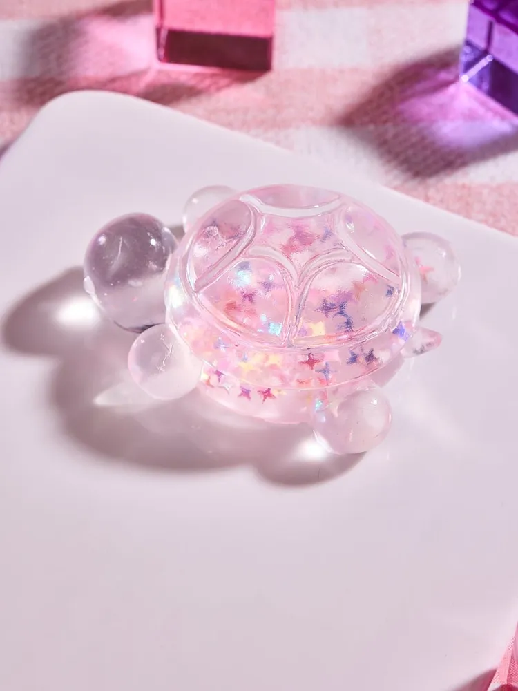 Blingbling Pink Turtle Taba Squishy — photo 5