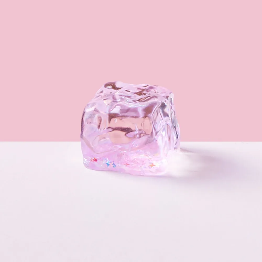 Blingbling Purple Ice Cube Taba Squishy