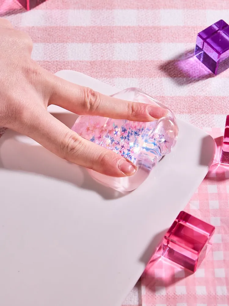 Blingbling Purple Ice Cube Taba Squishy — photo 4