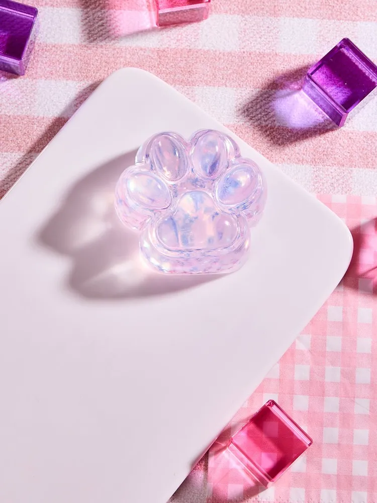 Blingbling Purple Paw Taba Squishy — photo 3