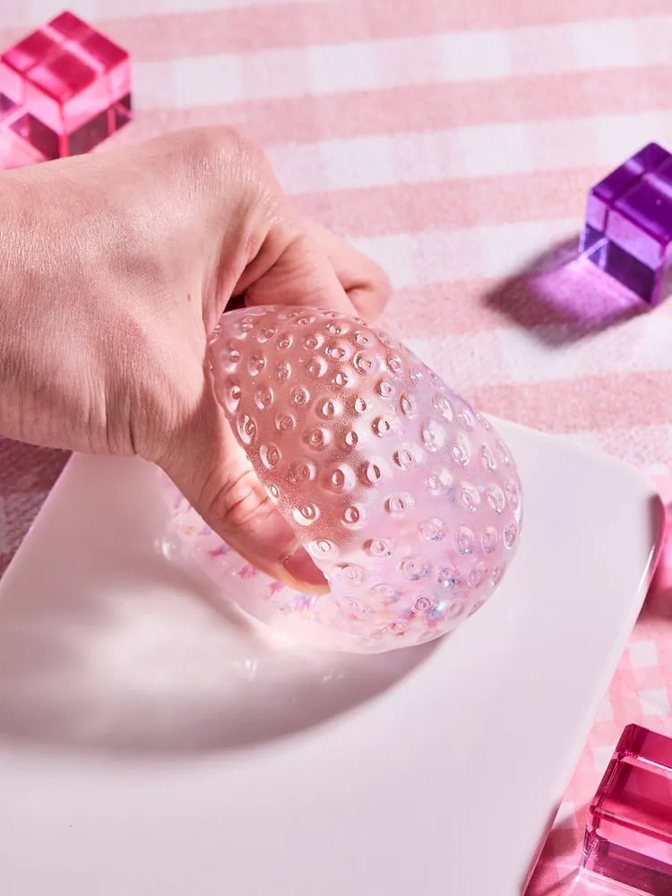 Blingbling Purple Strawberry Taba Squishy — photo 5