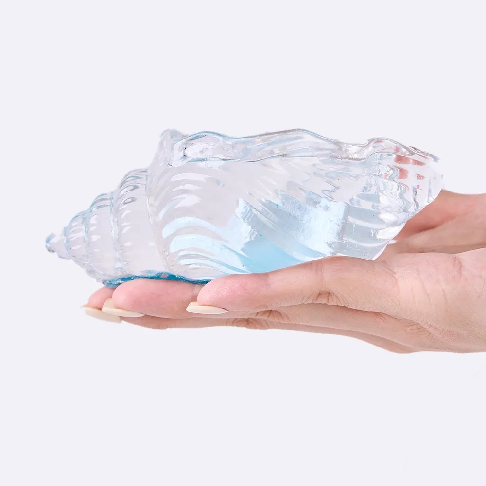 Blingbling Transparent-blue Conch with Starfish Taba Squishy — photo 3