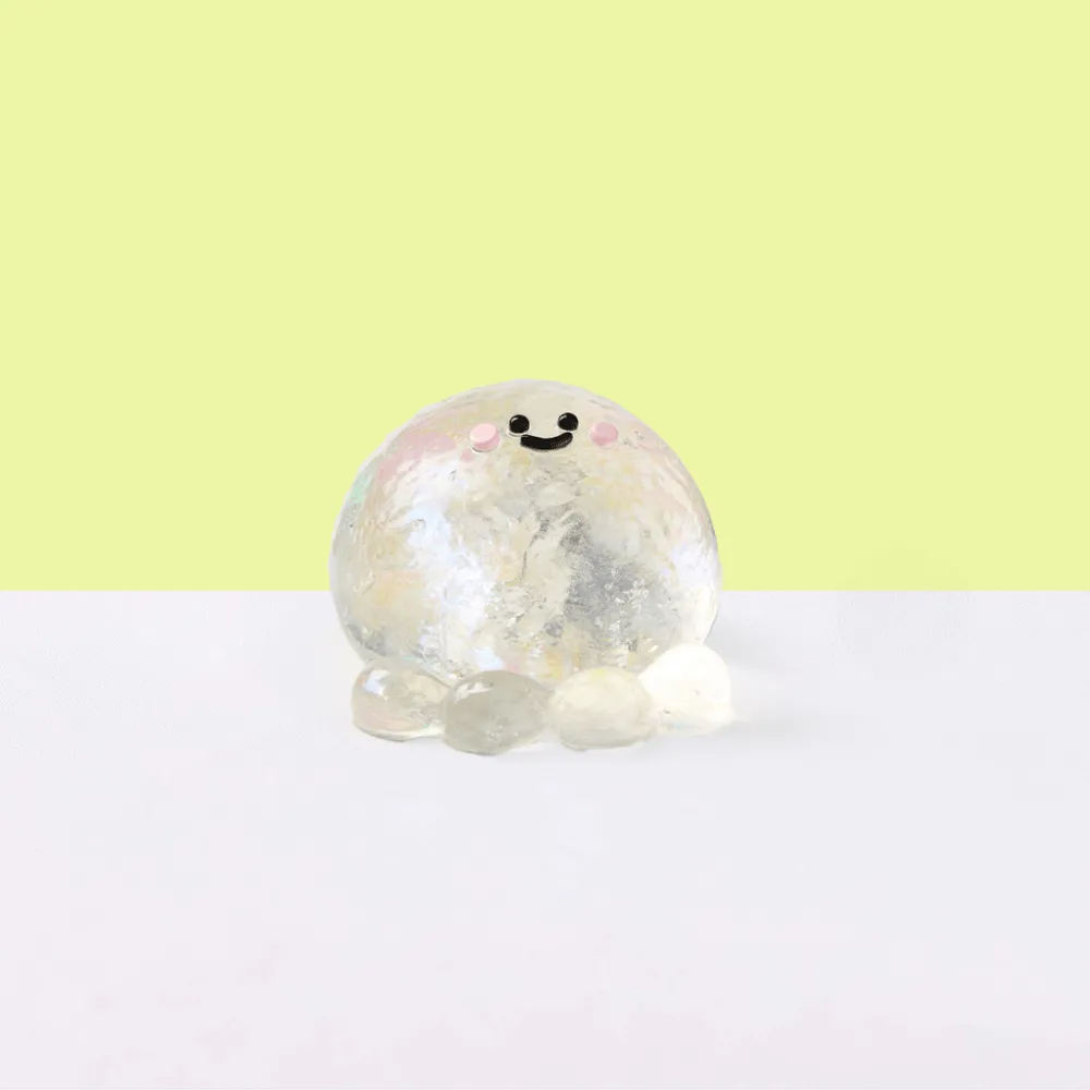 Blingbling Transparent-colorful Octopus Taba Squishy