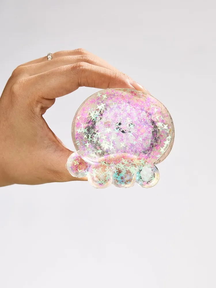 Blingbling Transparent-colorful Octopus Taba Squishy — photo 5