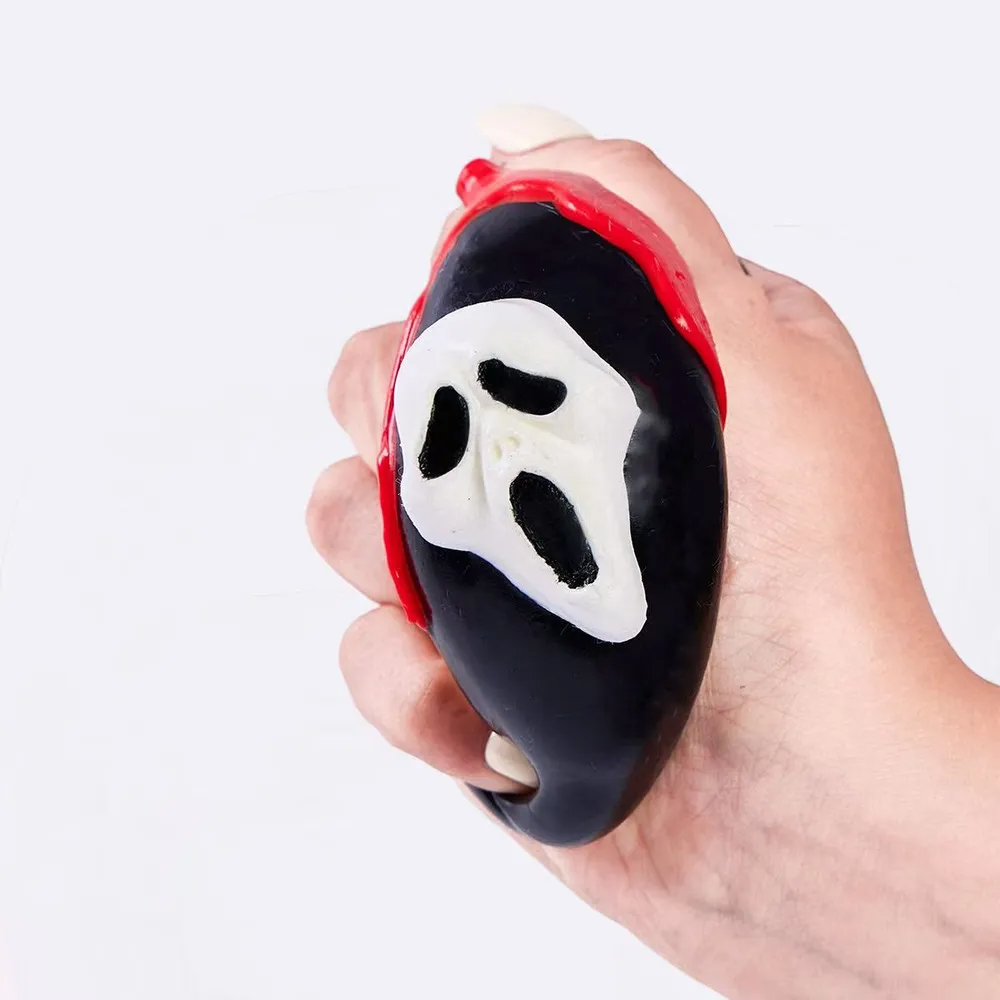 Bloody Ghost Face Pumpkin Taba Squishy — photo 3