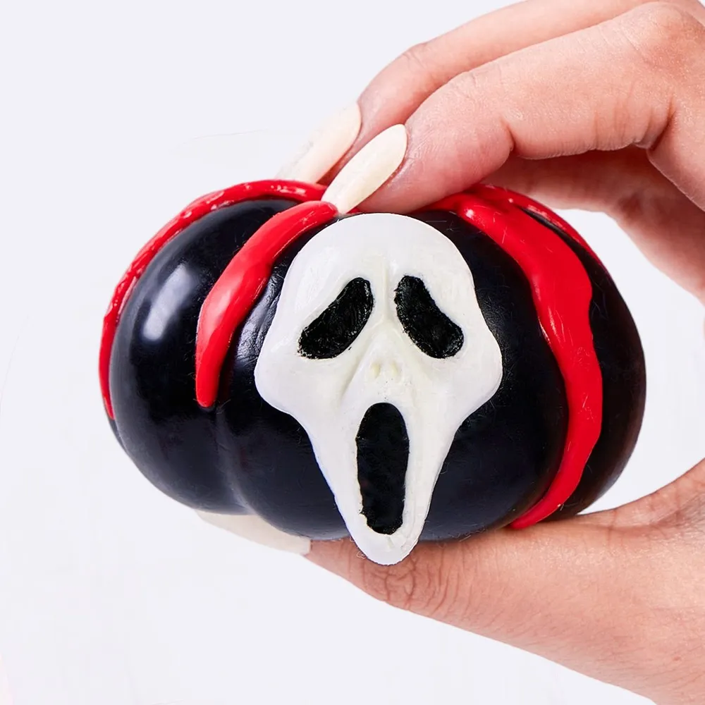 Bloody Ghost Face Pumpkin Taba Squishy — photo 5