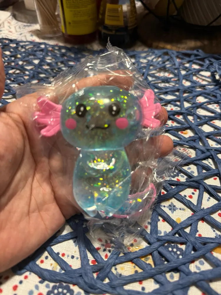 Blue Axolotl Squishy