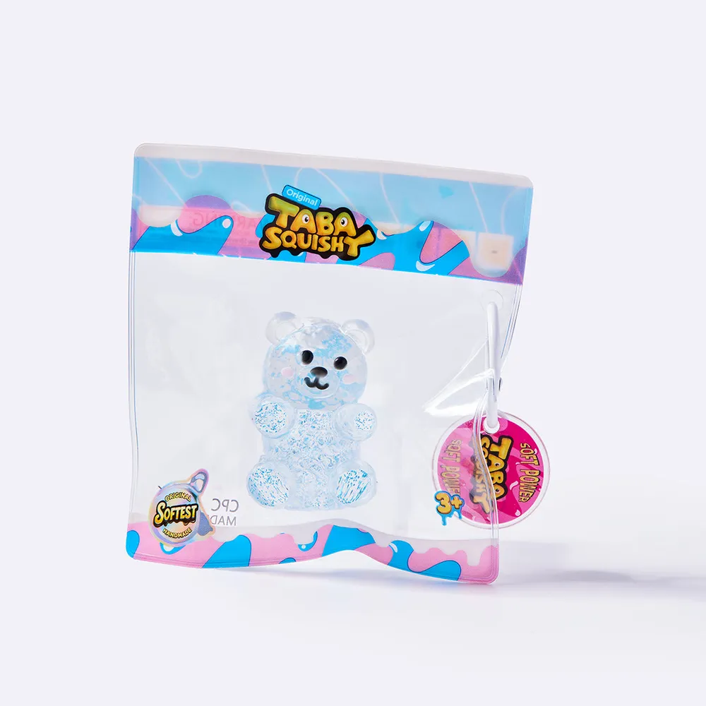 Blue Sparkle Mini Bear Taba Squishy — photo 3