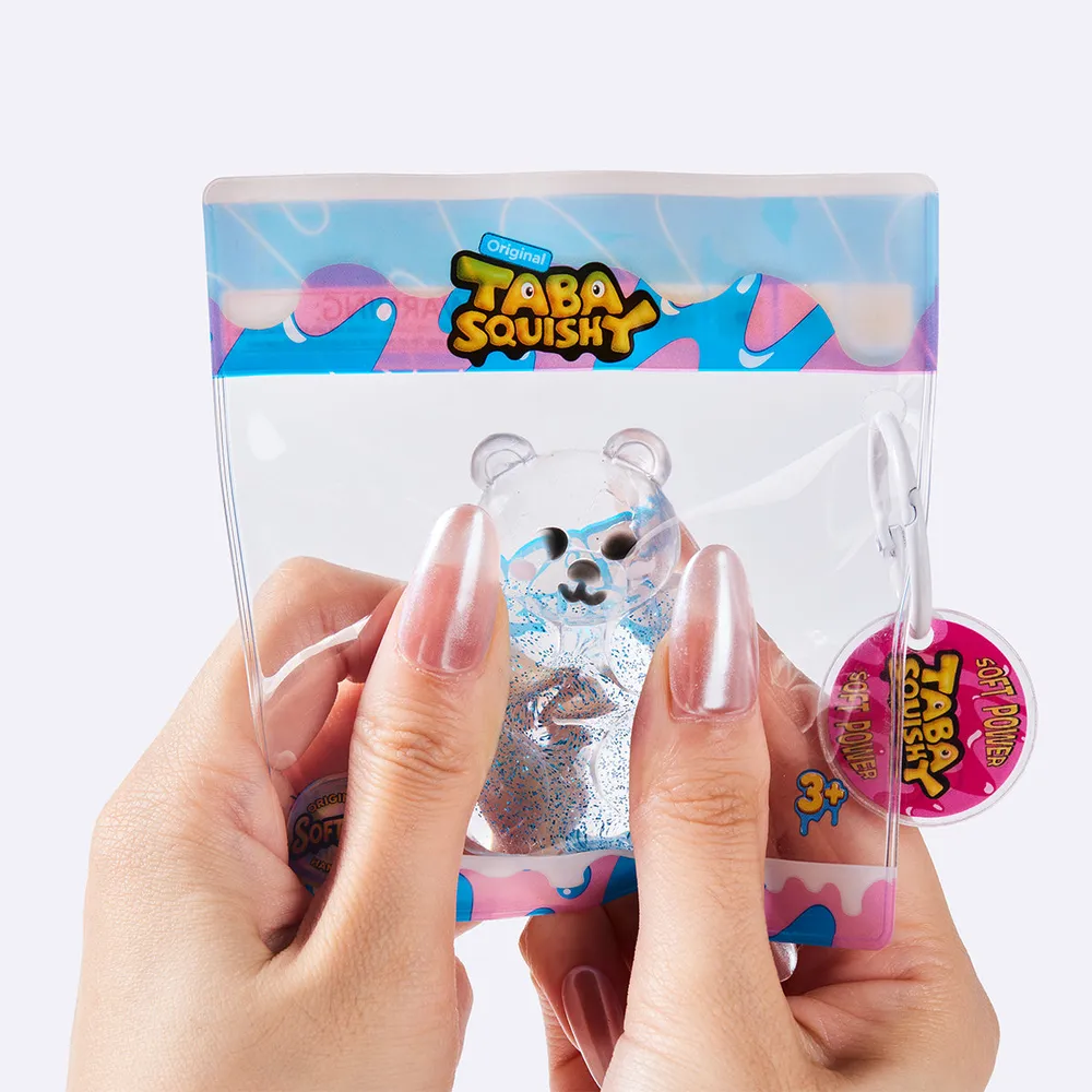 Blue Sparkle Mini Bear Taba Squishy — photo 4