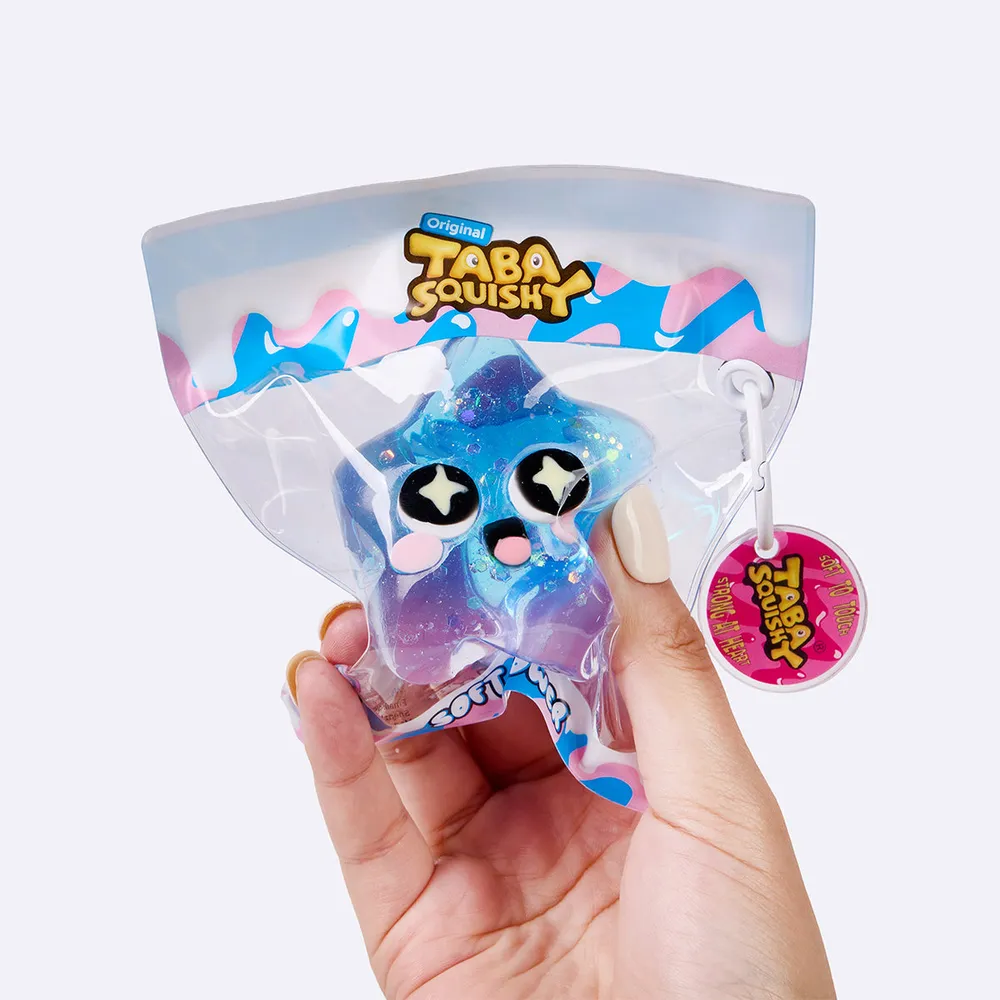 Blue Surprised Star Taba Squishy — photo 5