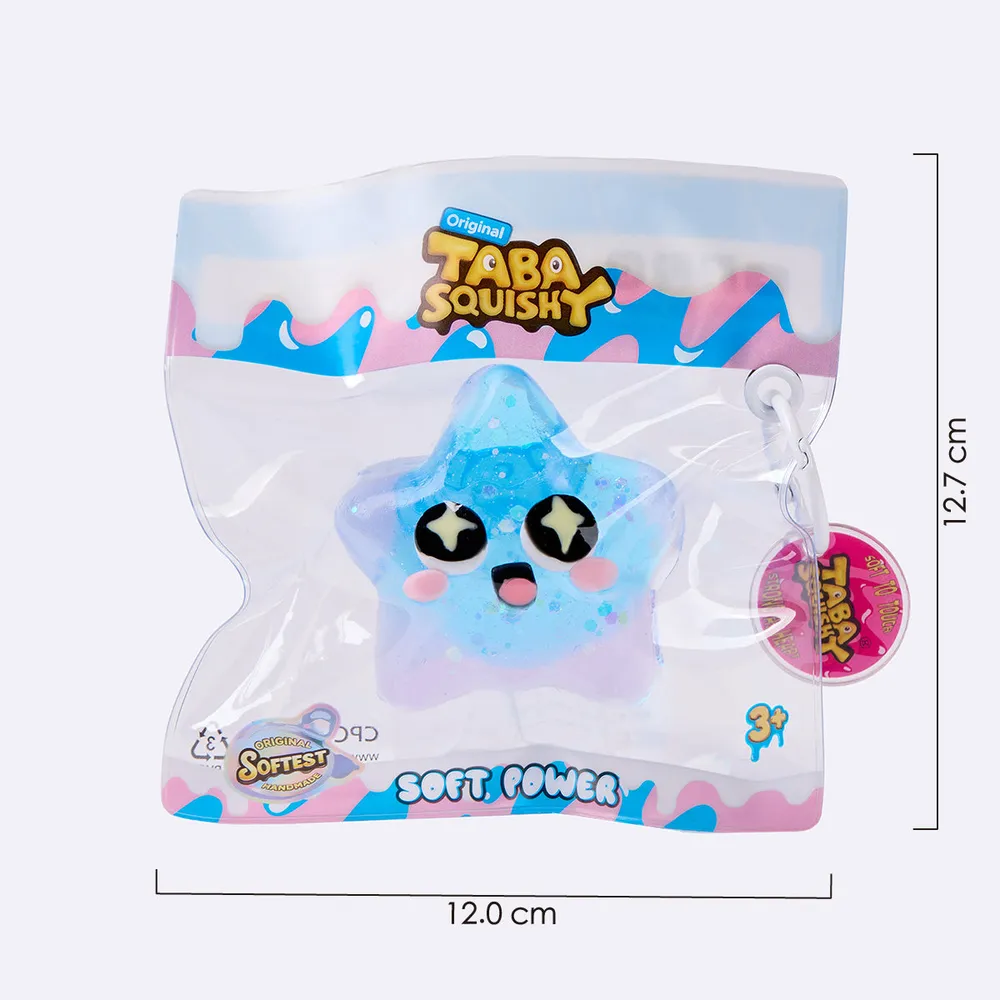 Blue Surprised Star Taba Squishy — photo 6