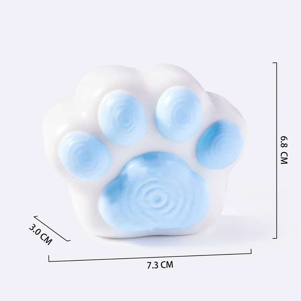 Blue Swirl Cat Paw — photo 2