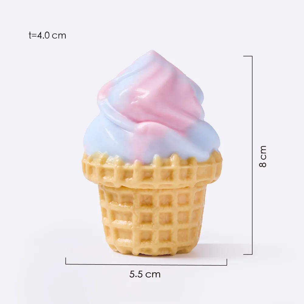 Blueberry Lavender Ice Cream Cone Taba Squishy — photo 2