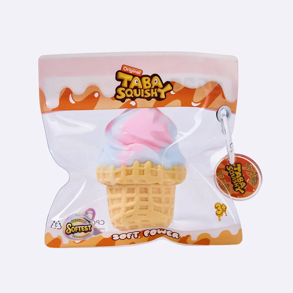 Blueberry Lavender Ice Cream Cone Taba Squishy — photo 3