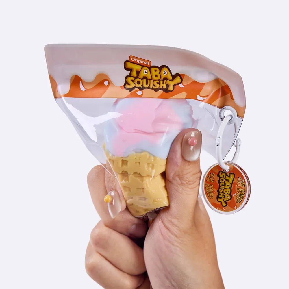 Blueberry Lavender Ice Cream Cone Taba Squishy — photo 5
