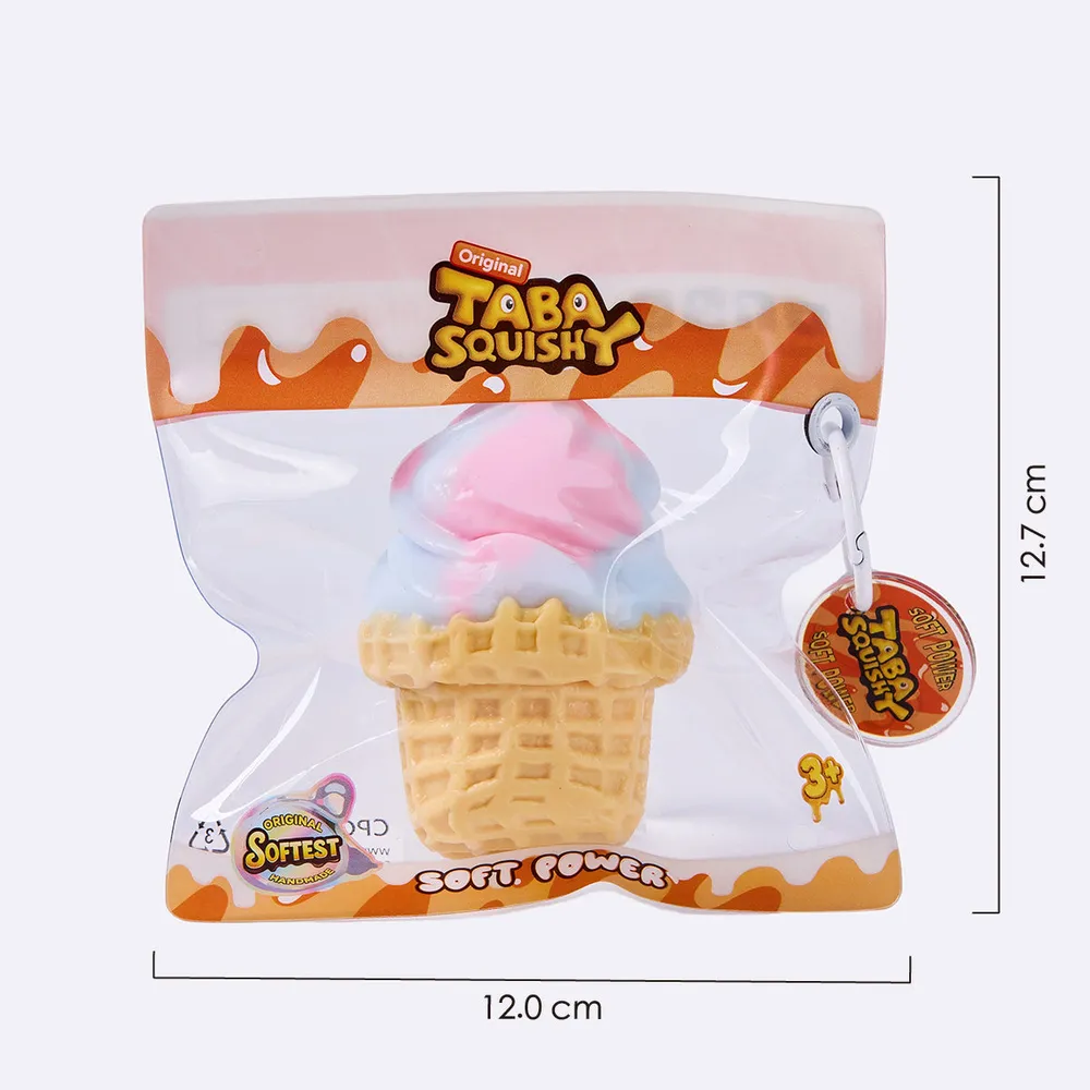 Blueberry Lavender Ice Cream Cone Taba Squishy — photo 6