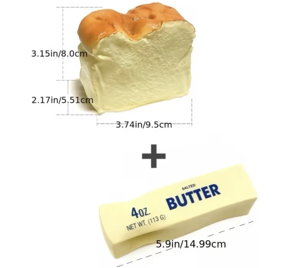 Bread and Butter Squishy Set