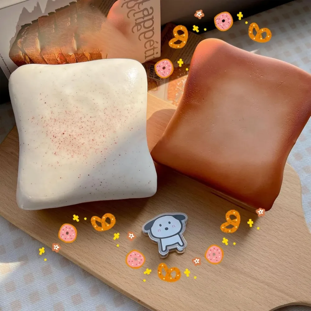 Bread Butter Squishy Slow Rising Stress Relief Fidget Toy