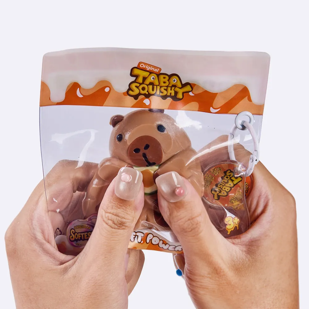 棕色怀抱牛油果卡皮巴拉	Brown Avocado Hug Capybara Taba Squishy — photo 4