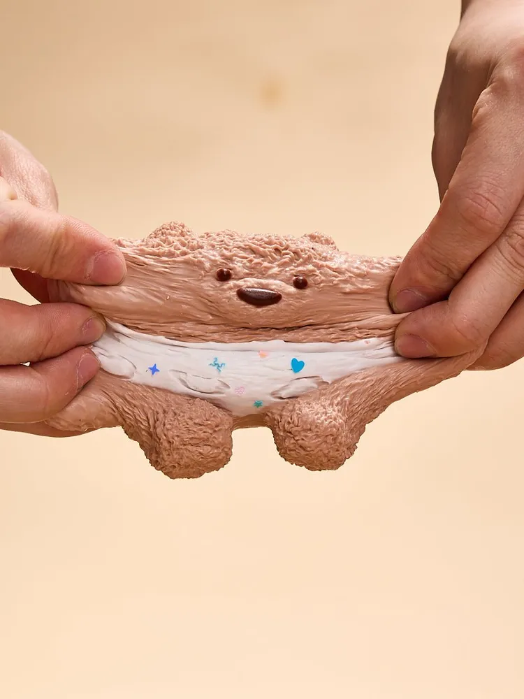 Brown Diaper Bear Taba Squishy — photo 3