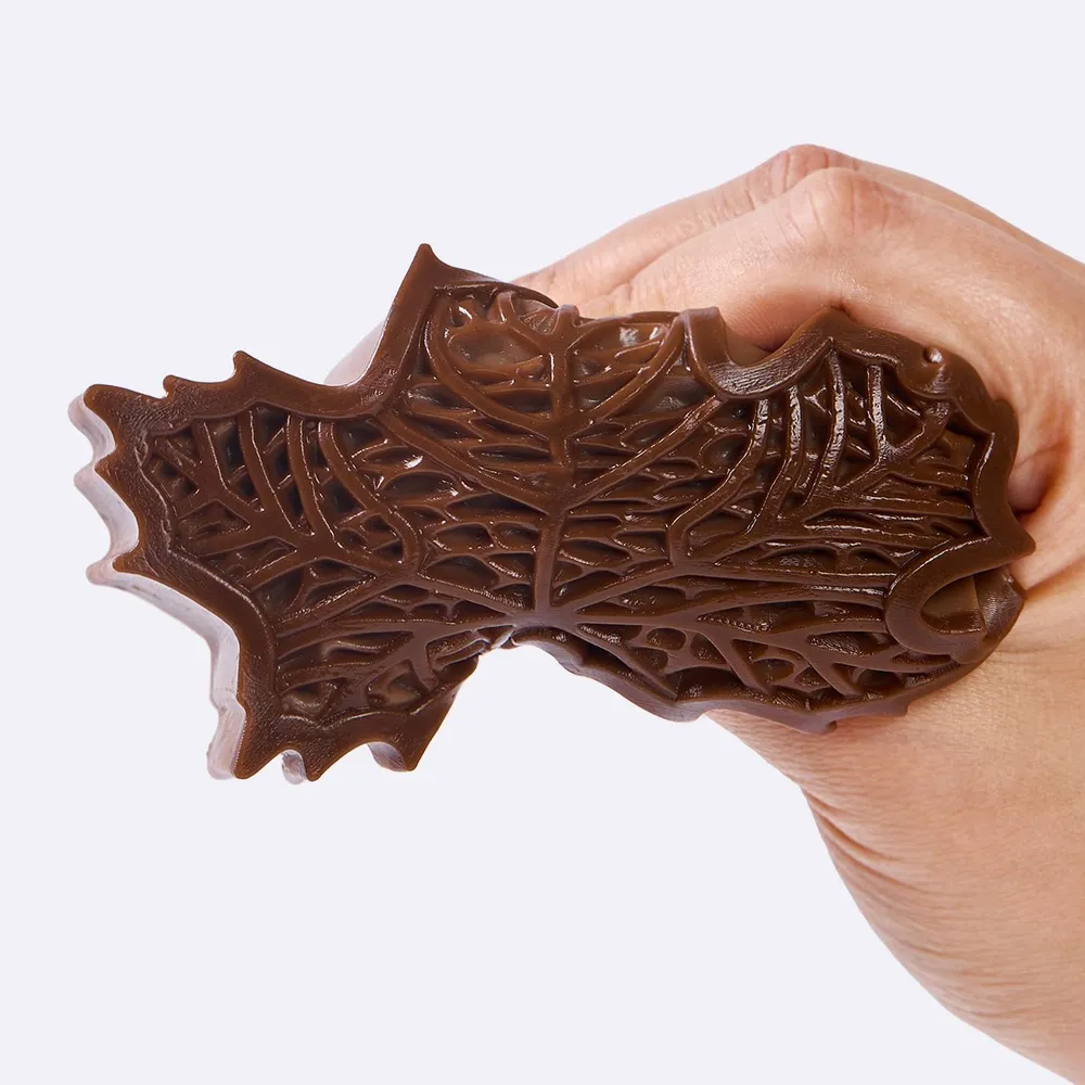 Brown Maple Leaf Taba Squishy — photo 2