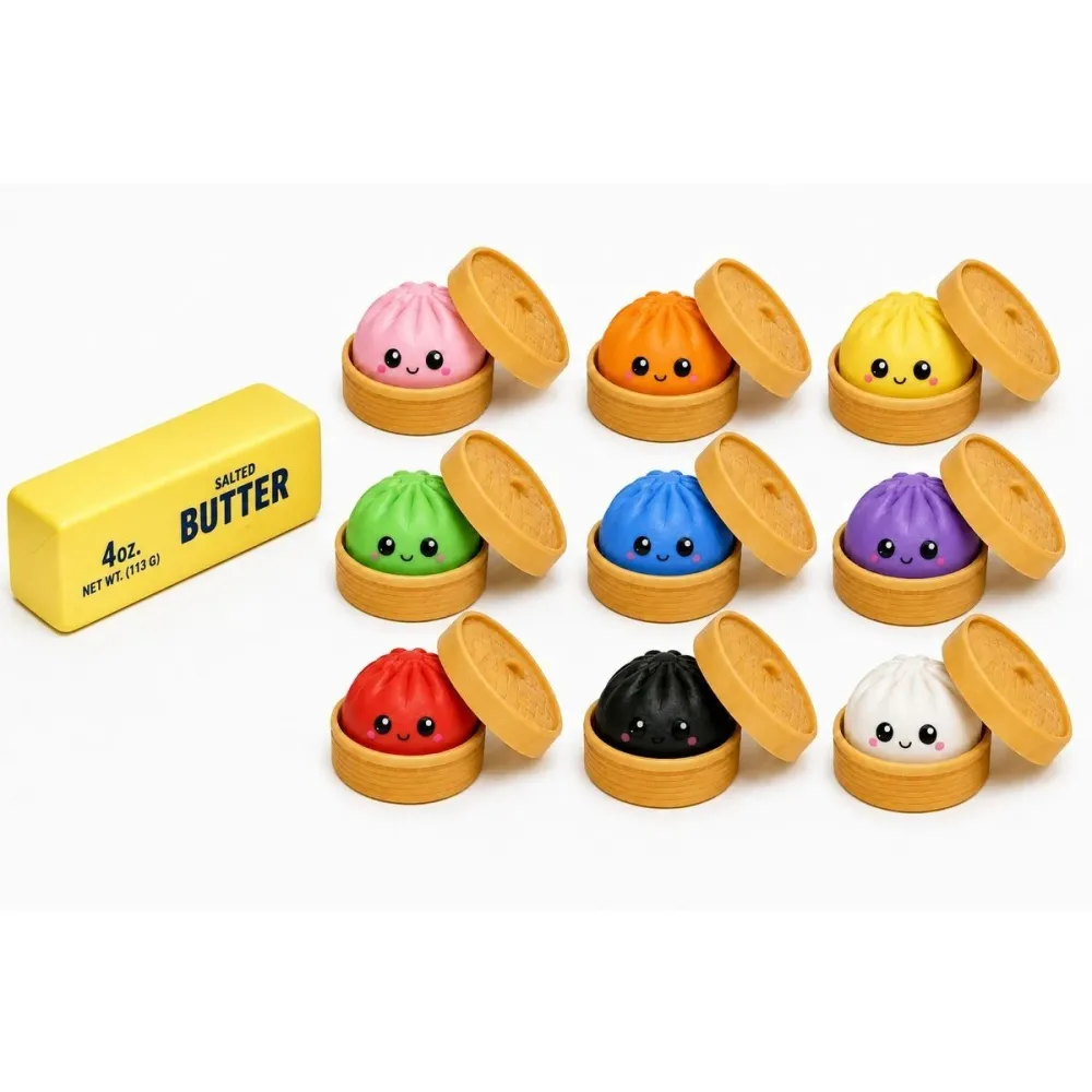 Butter and Mystery Dumpling Squishy Combo