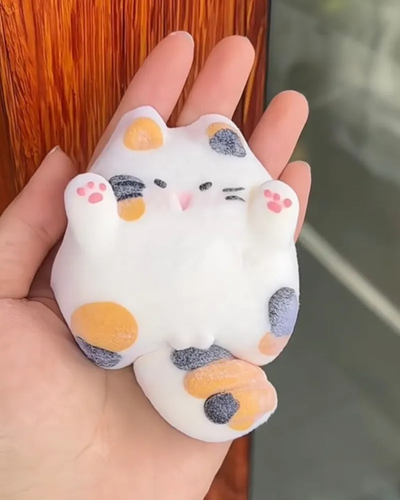 Calico Cat Squishy Stress Relief Decompression Toy — photo 2