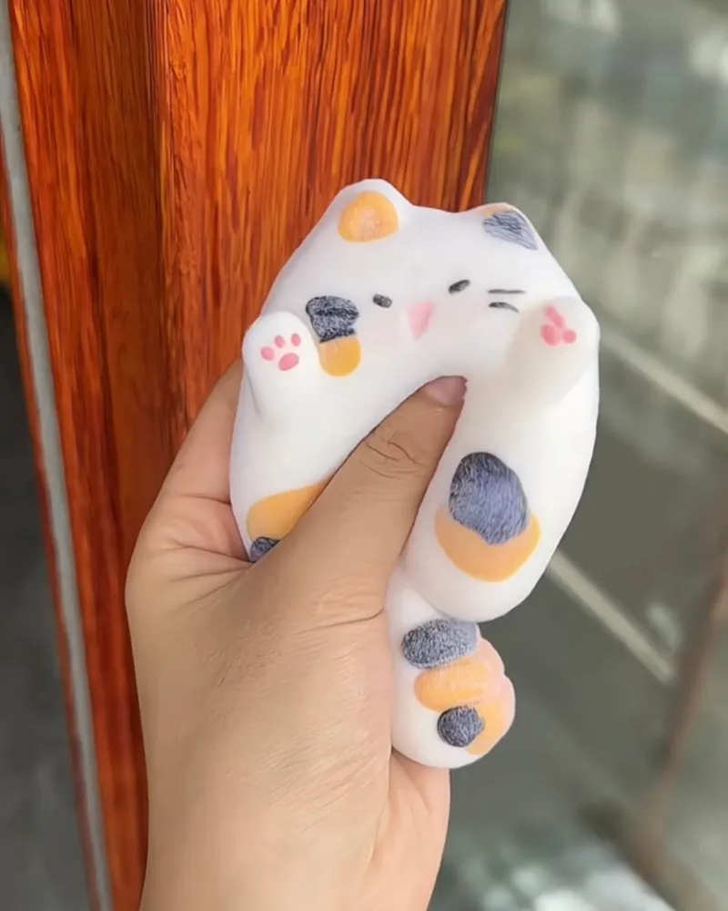 Calico Cat Squishy Stress Relief Decompression Toy — photo 4