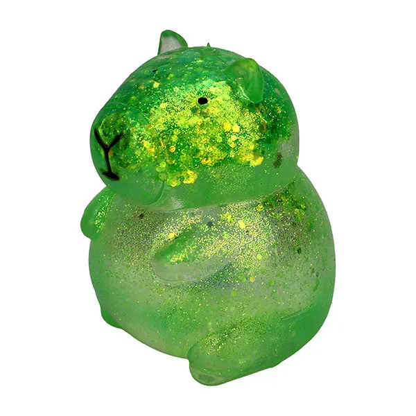 Capybara Kawaii Sparkly Stress Ball Squishies Fidget Toy — photo 3