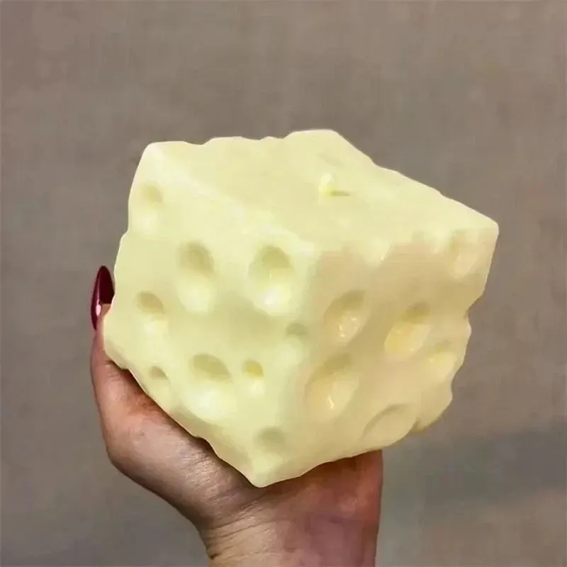Cheese Block Stress Relief Squeeze Toy — photo 2