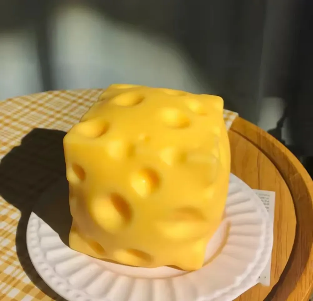 Cheese Block Stress Relief Squeeze Toy — photo 6