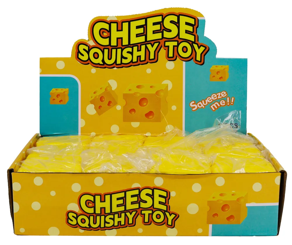 Cheese Cube Slow-Rise Squishies 2.36" Fidget Toy — photo 4