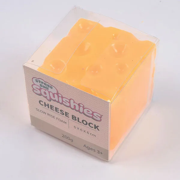 Cheese Cube Slow-Rise Squishies Fidget Toy — photo 3