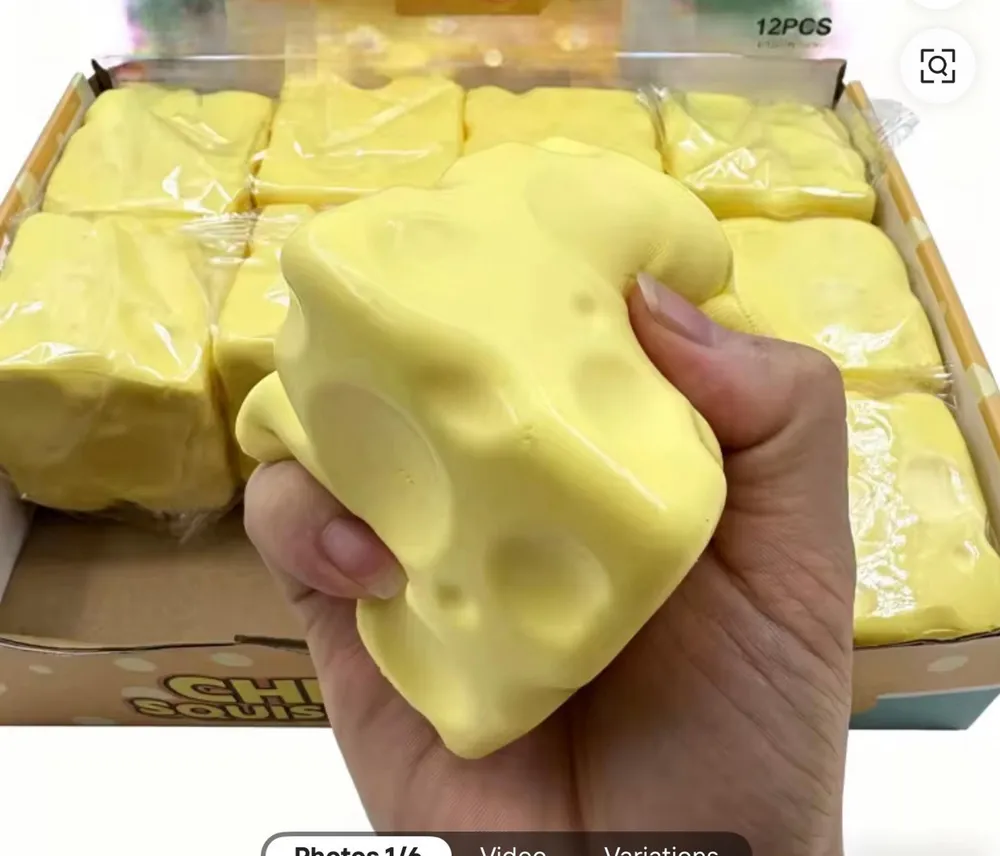 Cheese Cube Squishy — photo 2