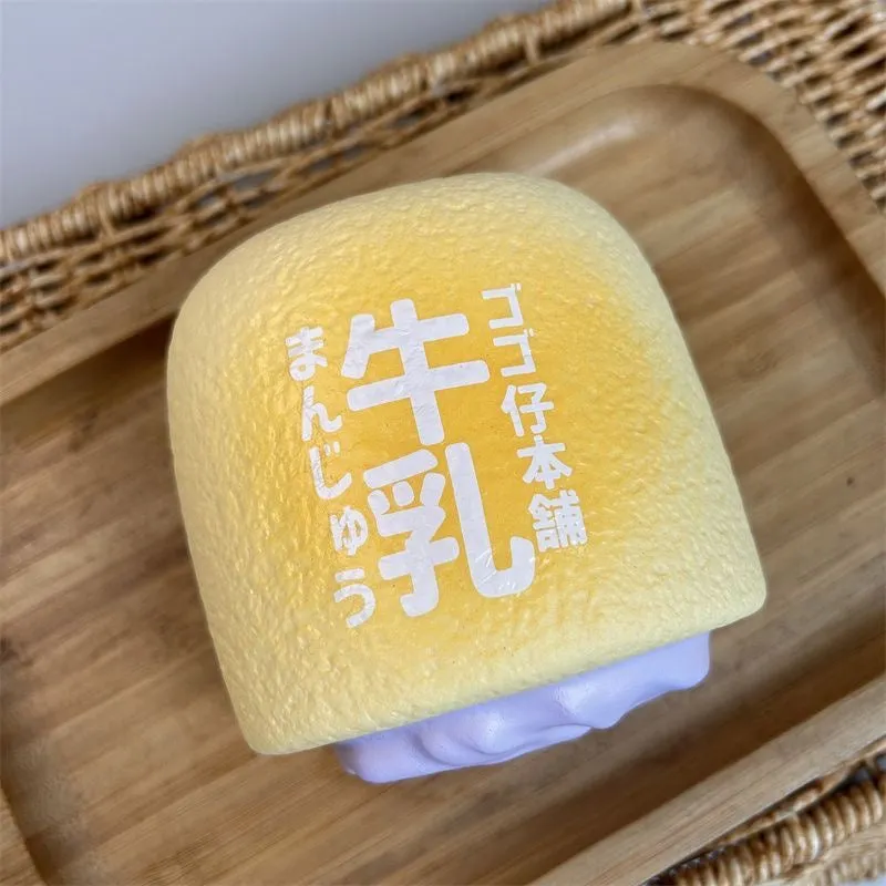 Cheese Milk Bun Slow Rising Squishy Stress Relief Decompression Toy — photo 2
