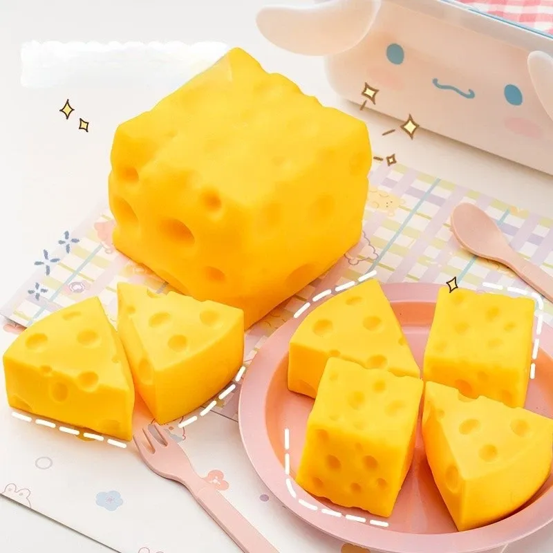 Cheese Squeeze Toy Stress Relief Squishy