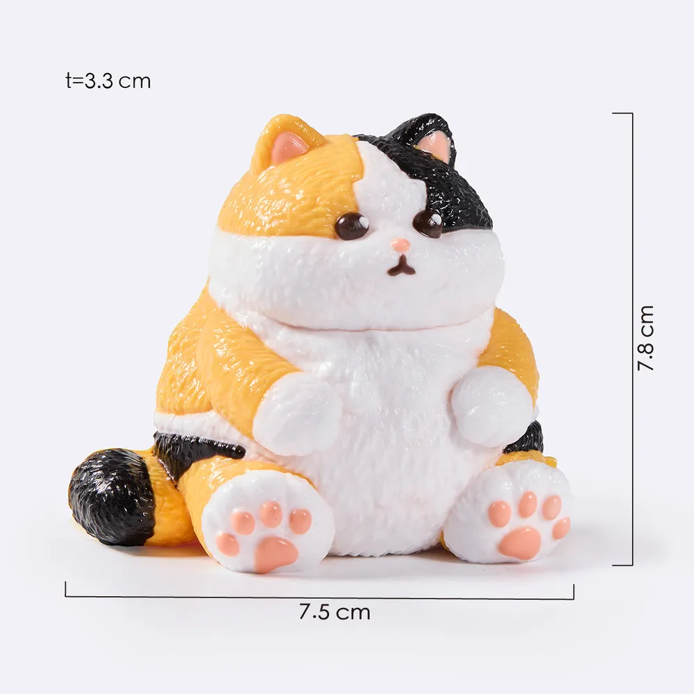 Chubby Calico Cat Taba Squishy — photo 2