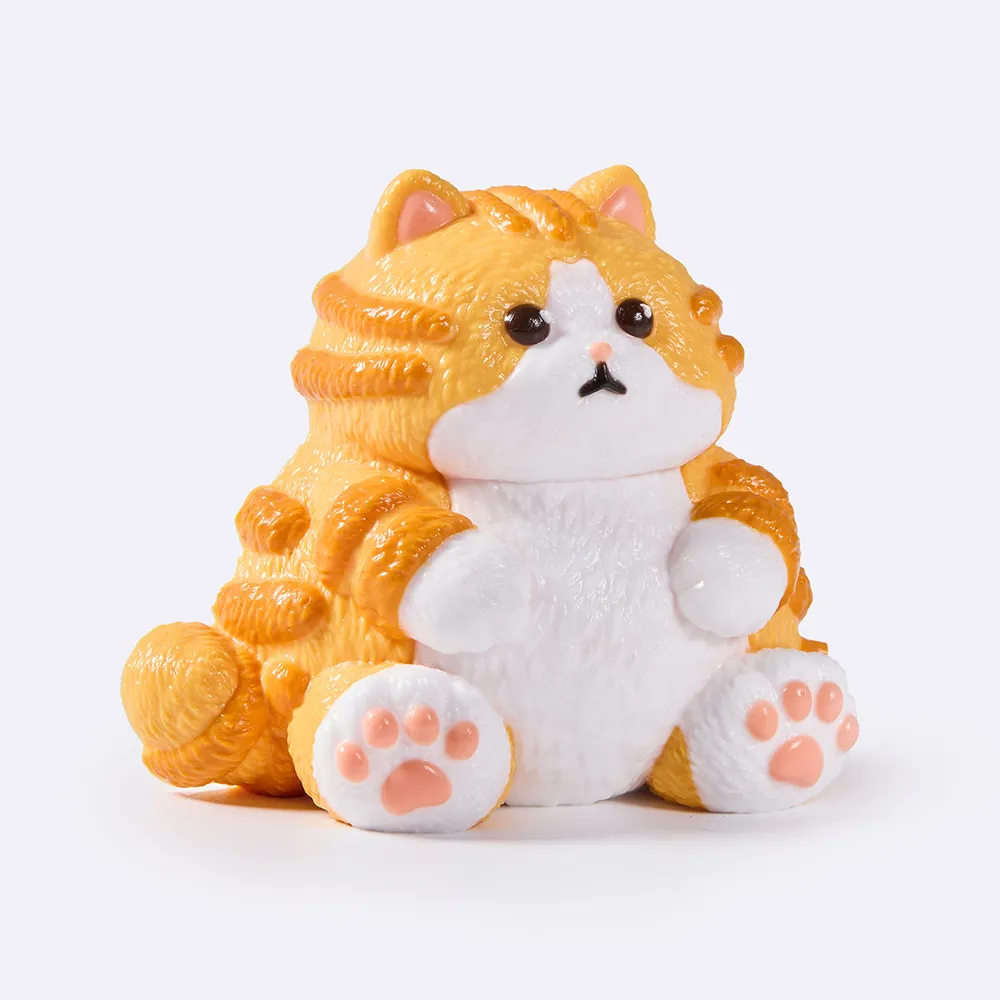 Chubby Orange Cat Taba Squishy