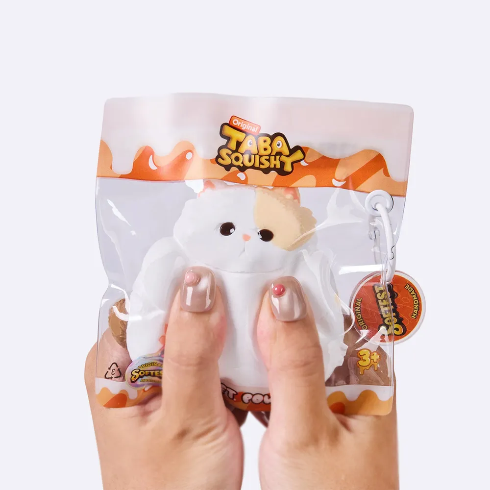 Chubby White Cat Taba Squishy — photo 4