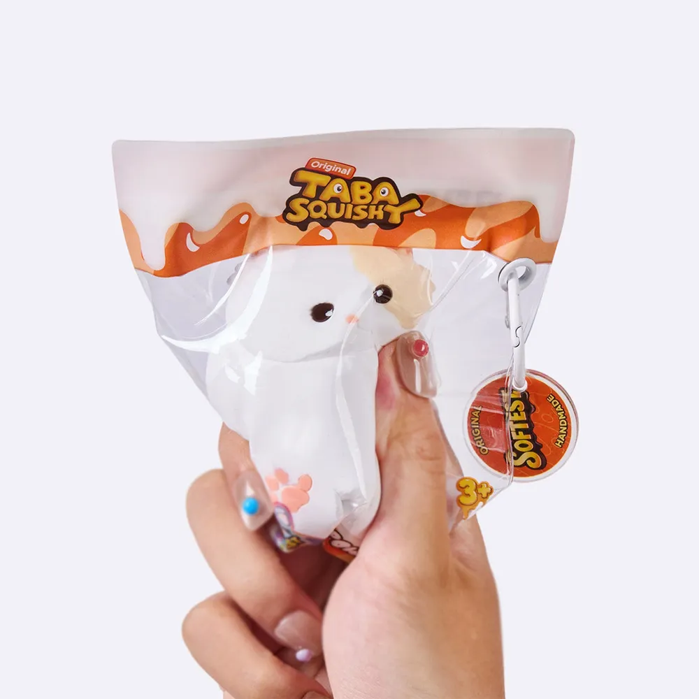 Chubby White Cat Taba Squishy — photo 5